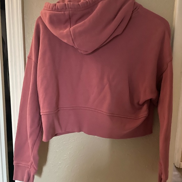Pink Adidas Cropped Sweatshirt - Picture 2 of 4